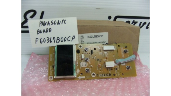Panasonic F603L7B00CP digital programmer board .